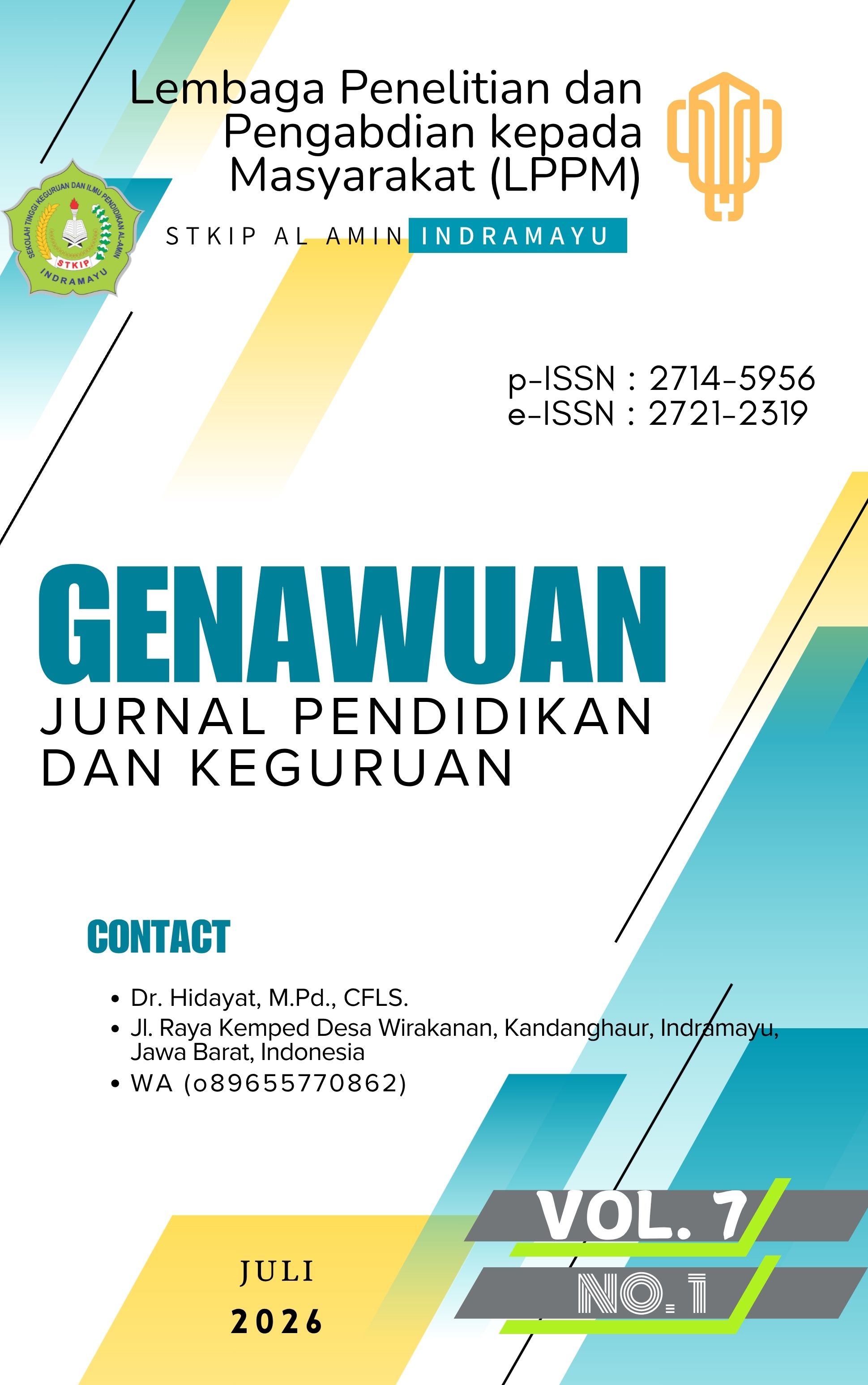 					View Vol. 7 No. 1 (2026): Genawuan Juli 2026
				